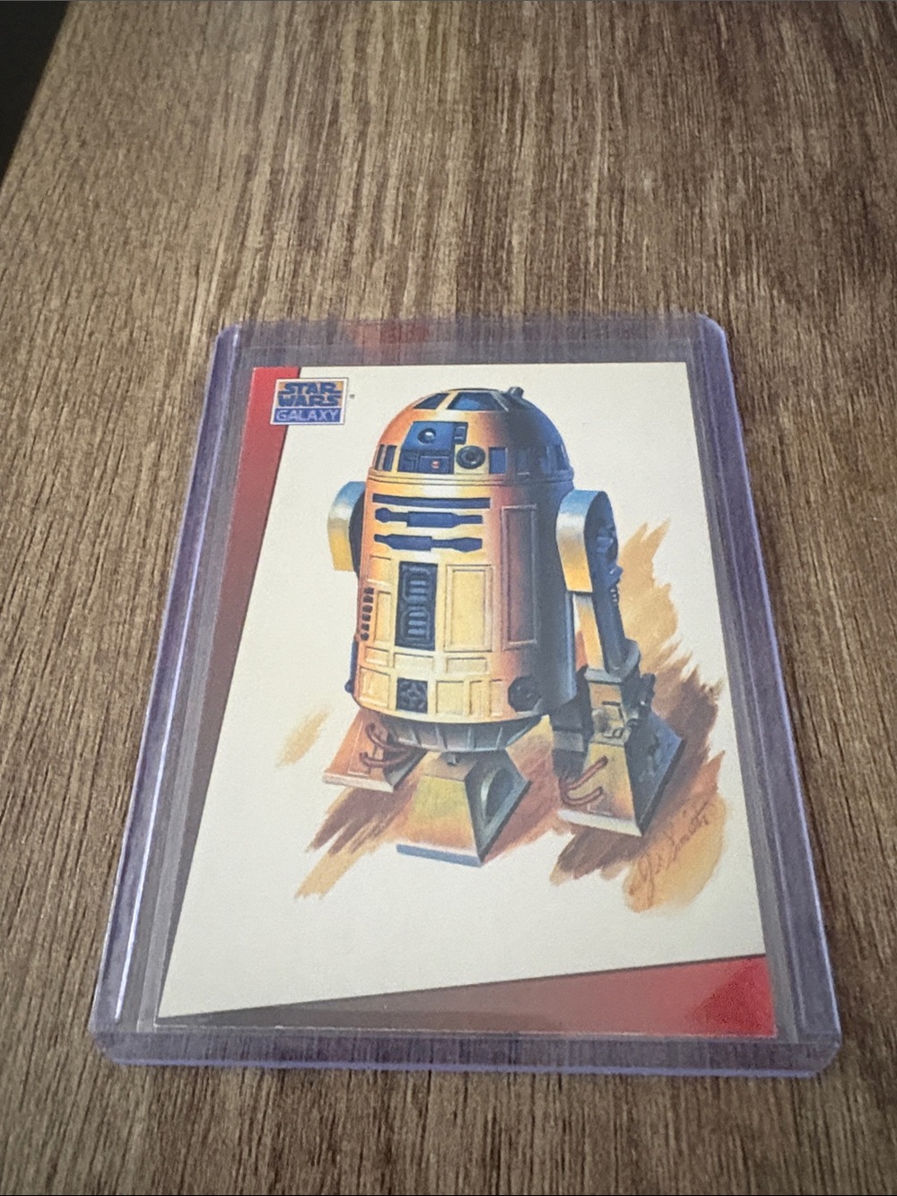 Star Wars Galaxy R2-D2 Art Trading Card